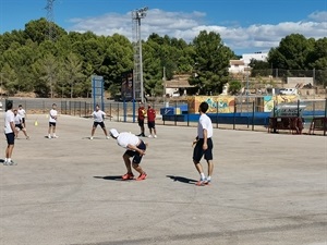 En esta segunda sesión de la temporada 2020-2021 la “Selecció” absoluta de Pilota entrenó la modalidad de “Llargues”