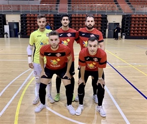 Cinco inicial del Sporting  La Nucía Futbol Sala