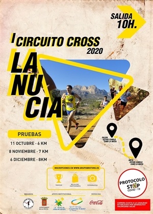 Cartel del I Circuito de Cross de La Nucía