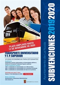 La Nucia Cartel Subv Transporte Ampliac oct 2020