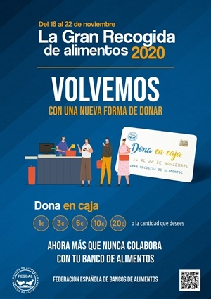 Cartel de la Gran Recogida de Alimentos 2020