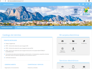 Se recomienda el uso de Sede Electrónica del Ayuntamiento de La Nucía, para la presentación de documentación