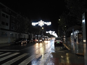 Las luces simbolizan la llegada del periodo navideño