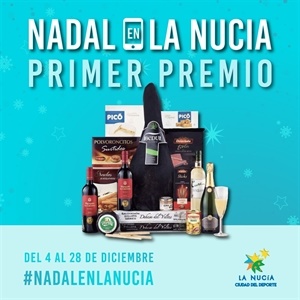 Una cesta de navidad es el primer premio de este concurso #NadalEnLaNucia