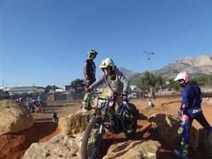 La zona de entrenamiento de trial de La Nucía acogió este Campus Nacional de Trial