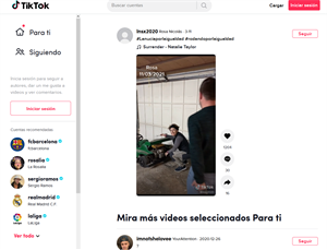 El video de TikTok de Rosa María Nicolás trata de denunciar los etiquetajes y roles chico/chica