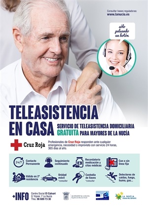 Cartel Servicio de Teleasistencia Domiciliaria