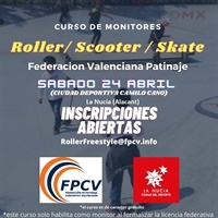 La Nucia Cartel Curso Monitor Skate 2021