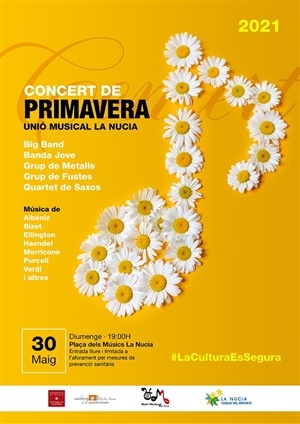 El concierto será el próximo domingo 30 de mayo a las 19 horas