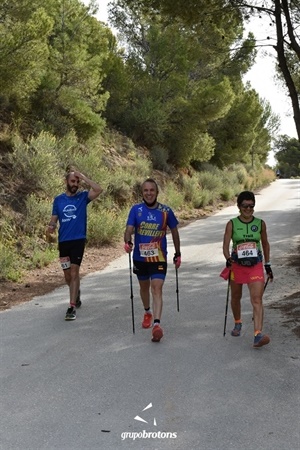 También hubo categoría Nordic Walking