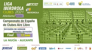 Cartel de la Final de Liga Iberdrola de CLubes de Atletismo Femenina