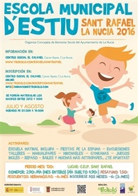 La Nucia Cartel Escola Estiu 2016