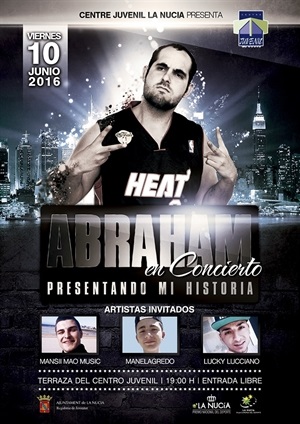 Cartel del concierto de Rap