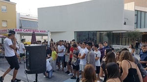 Manel Agredo durante su concierto