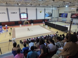 El Pabellón Municipal Camilo Cano fue la sede de este torneo internacional de Rítmica